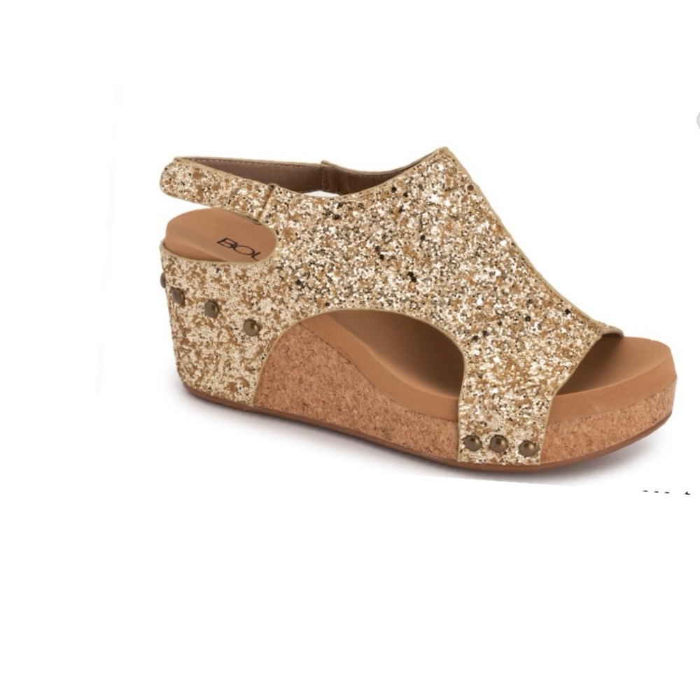 Corky Carly Gold Glitter